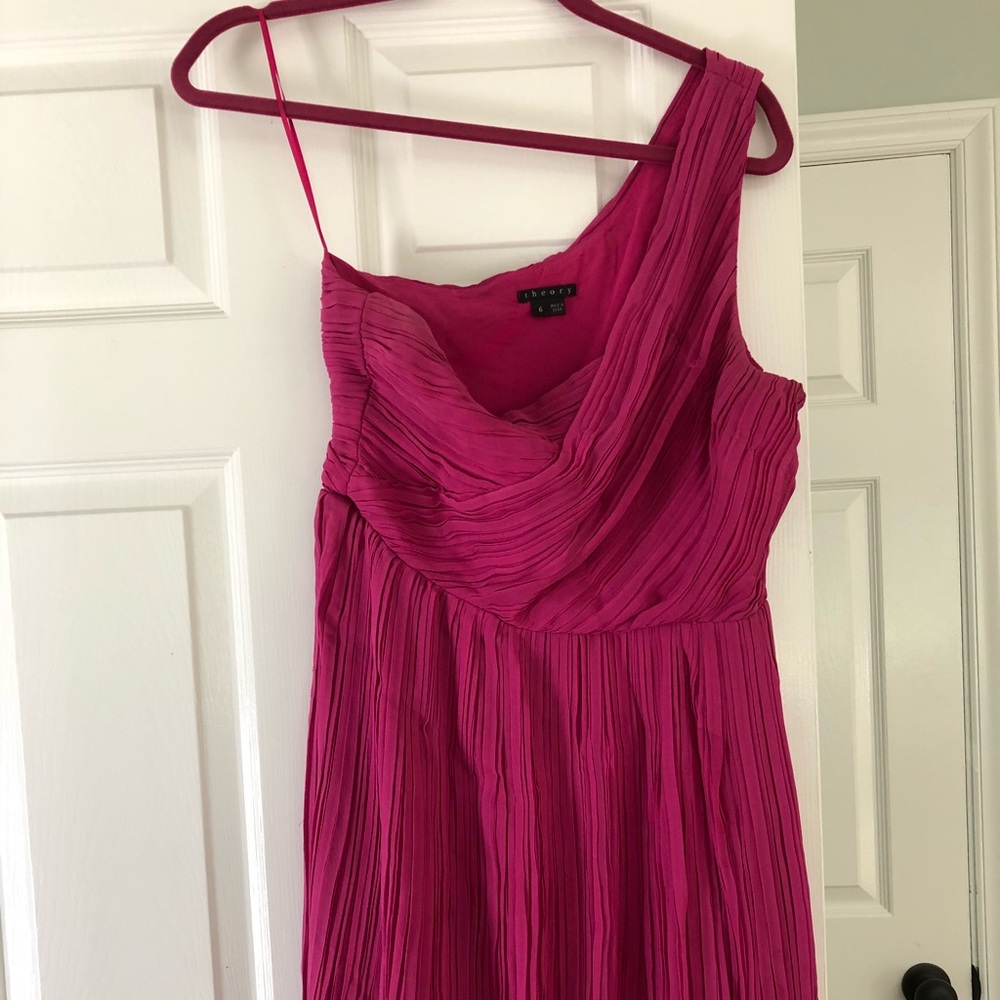 Theory dress one shoulder sz 6